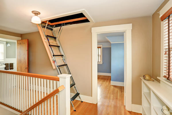 Пример чердачной лестницы