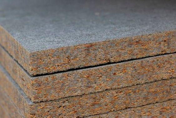 Цементно-стружечная плита. Фото: pinterest.ru