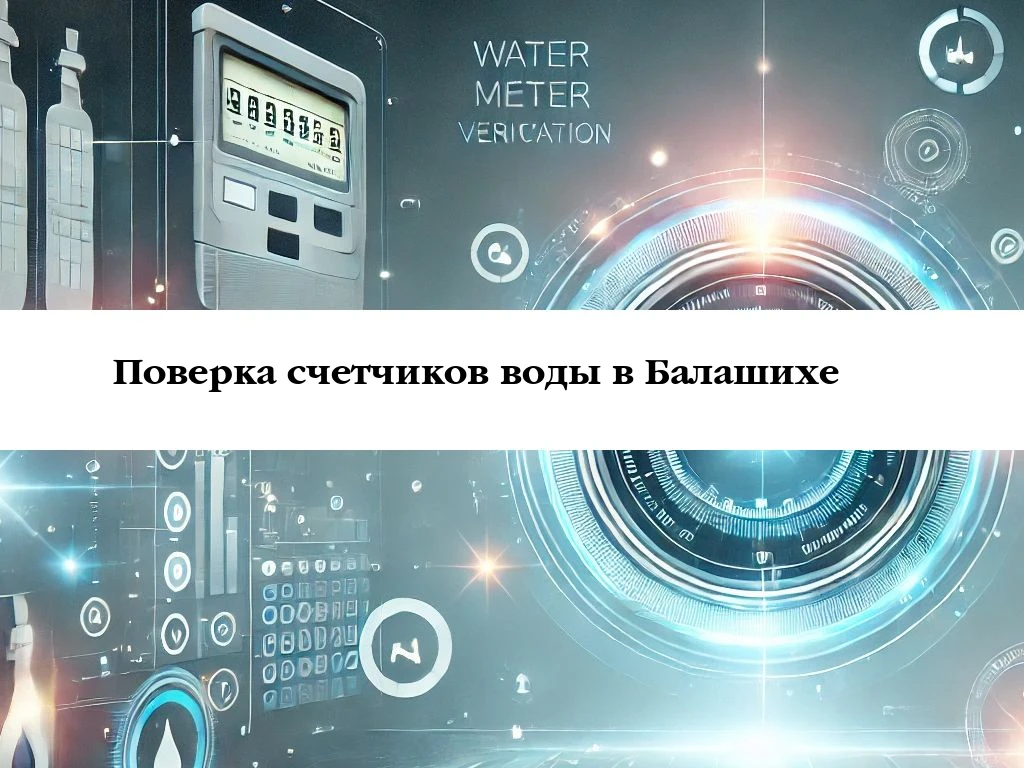 Точное измерение: Официальная поверка счетчиков воды без снятия в Балашихе